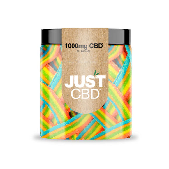 CBD Gummies 1000mg Jar - Rainbow Ribbons